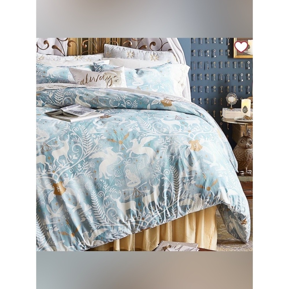 Pottery Barn Teen Harry Potter Magical Damask Duvet Cover Twin XL